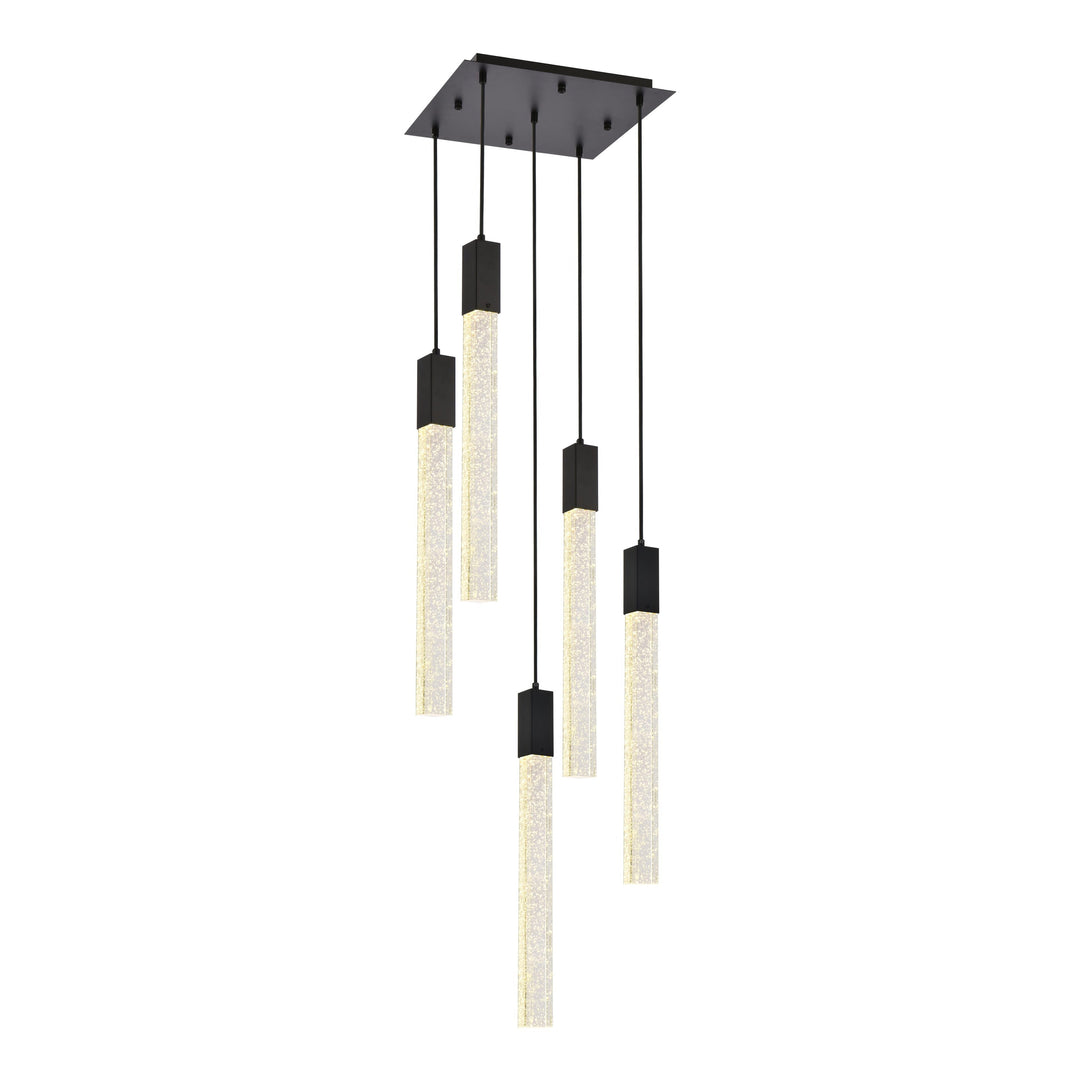 Weston Pendant in Black by Elegant