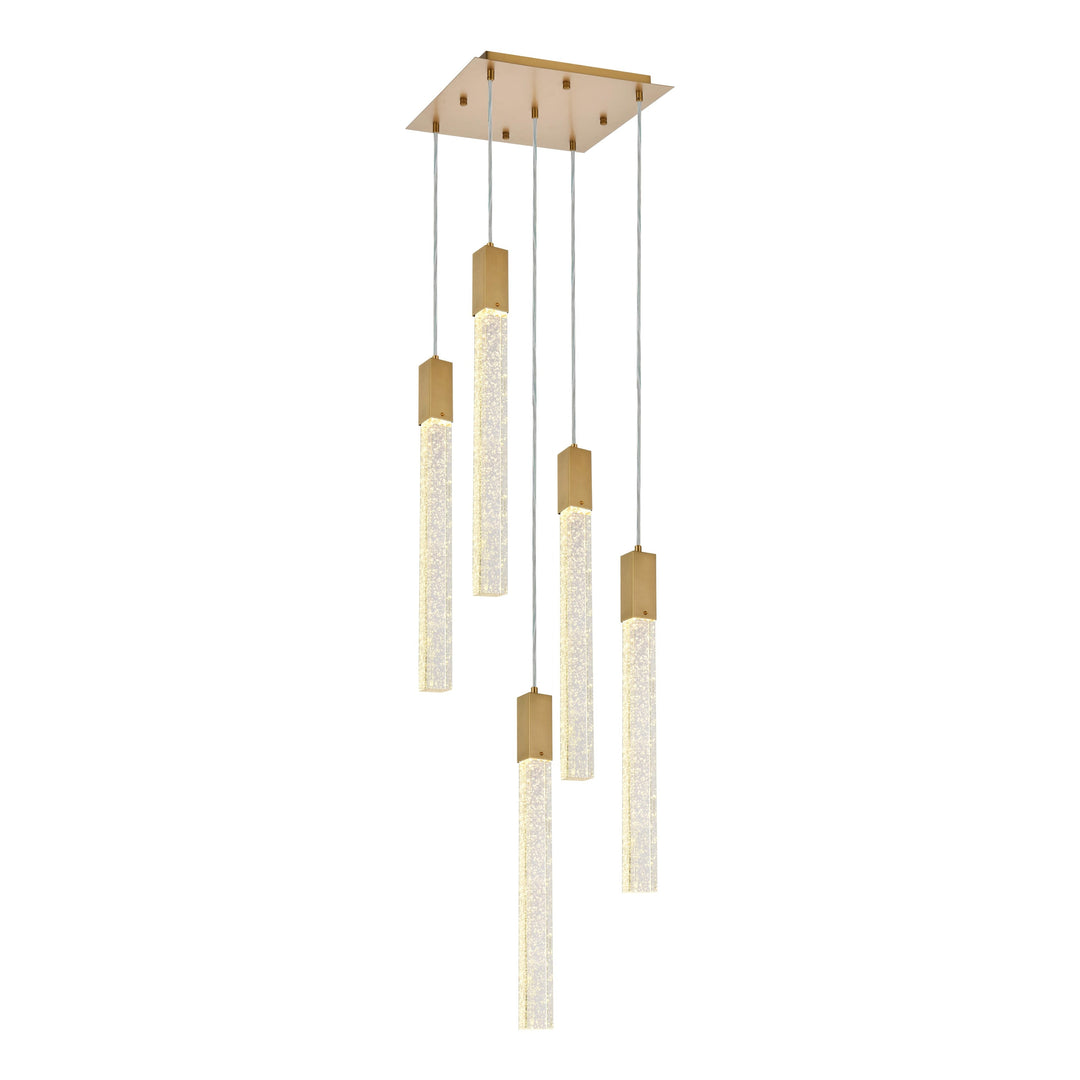 Weston Pendant in Satin Gold by Elegant