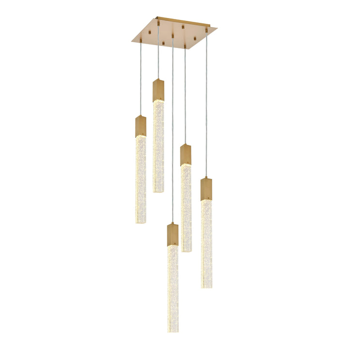 Weston Pendant in Satin Gold by Elegant