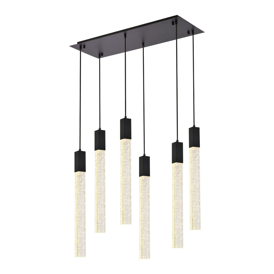 Weston Pendant in Black by Elegant