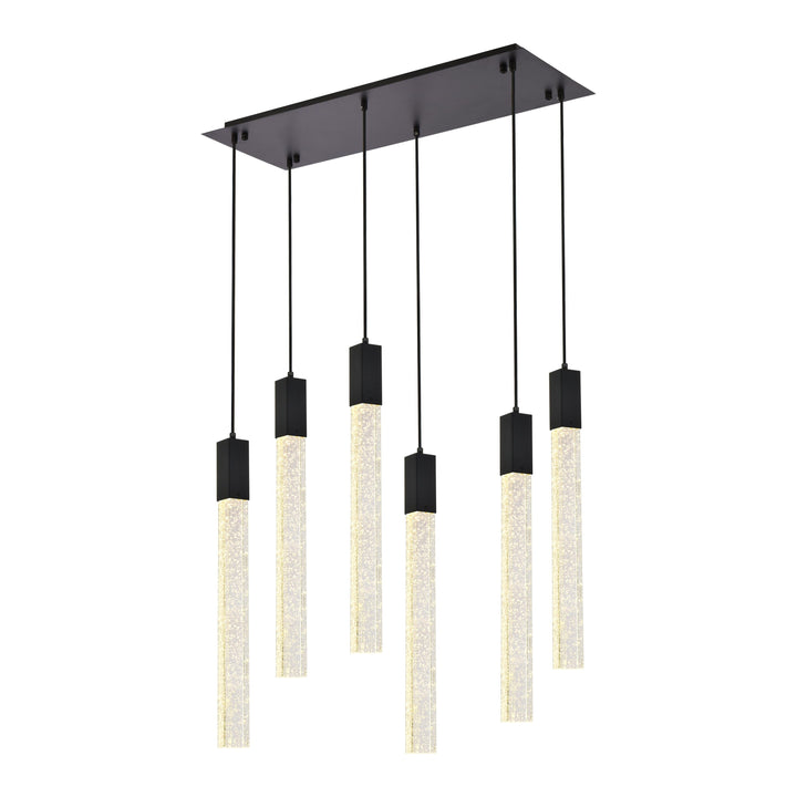 Weston Pendant in Black by Elegant