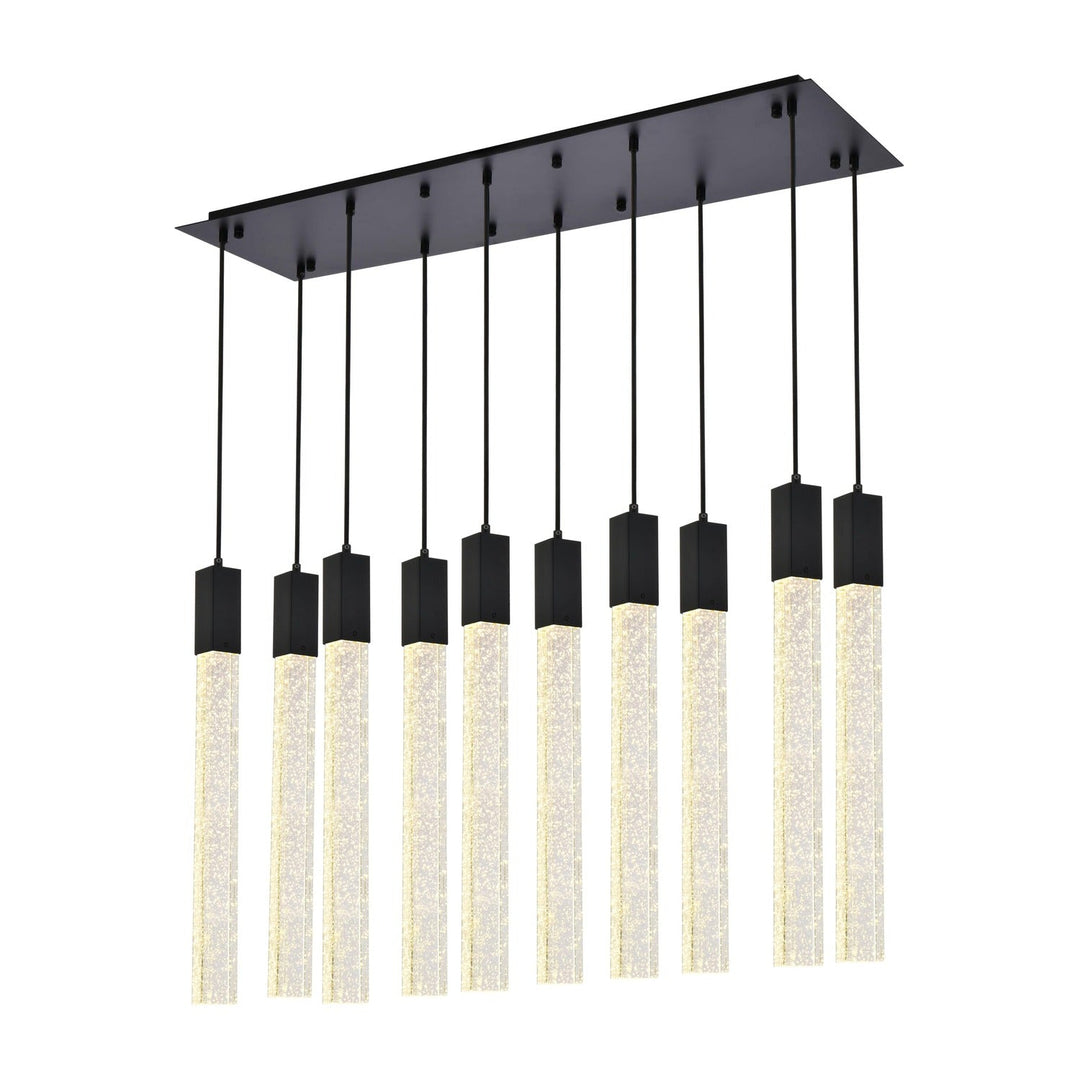 Weston Pendant in Black by Elegant