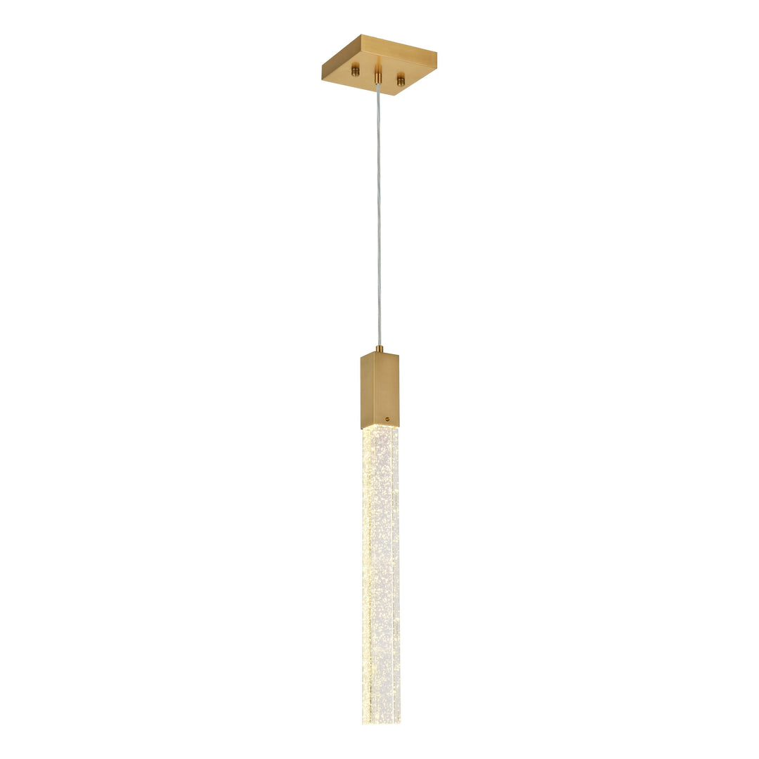 Weston Pendant in Satin Gold by Elegant
