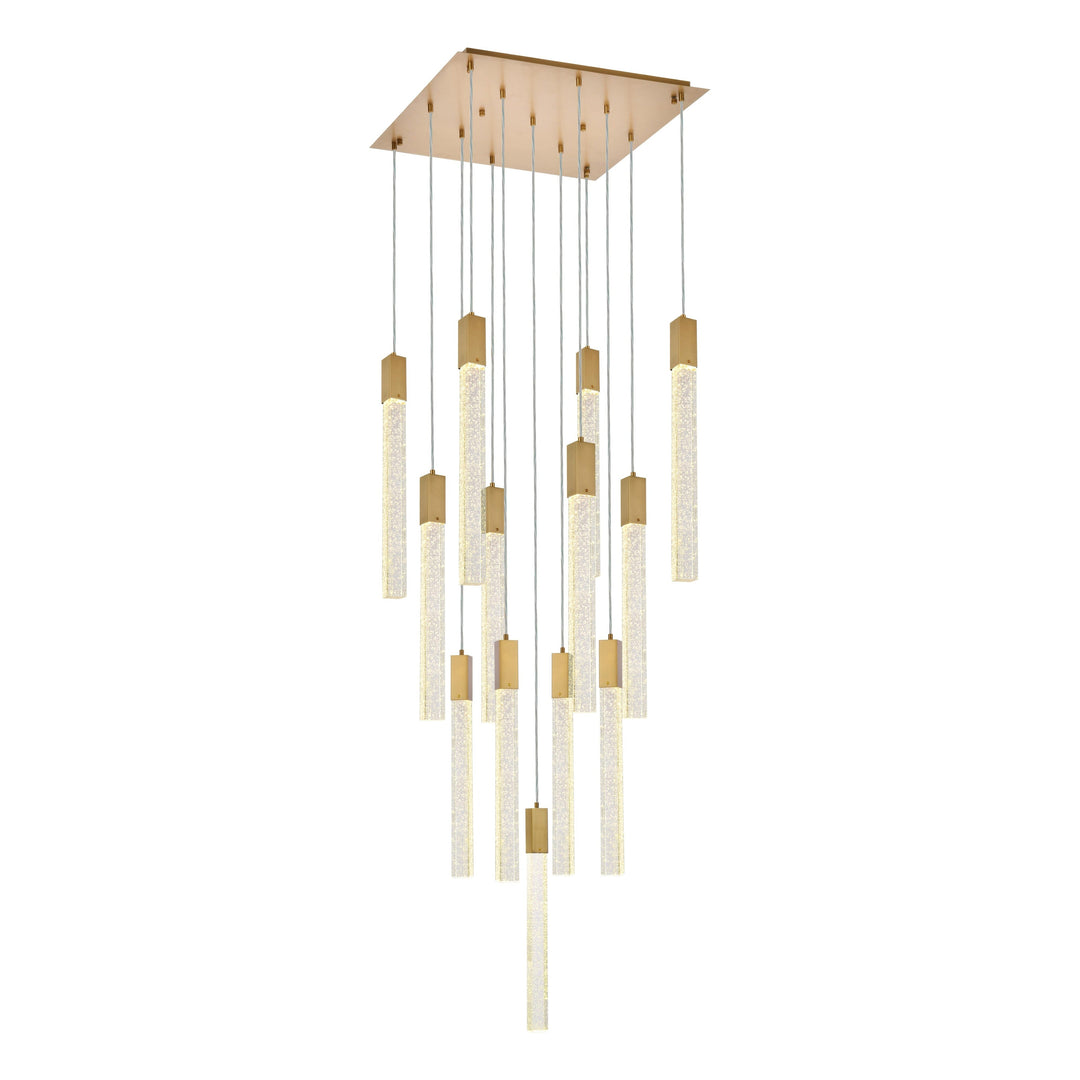 Weston Pendant in Satin Gold by Elegant
