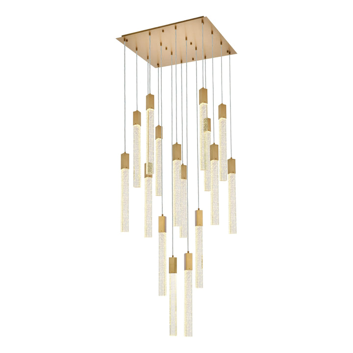 Weston Pendant in Satin Gold by Elegant