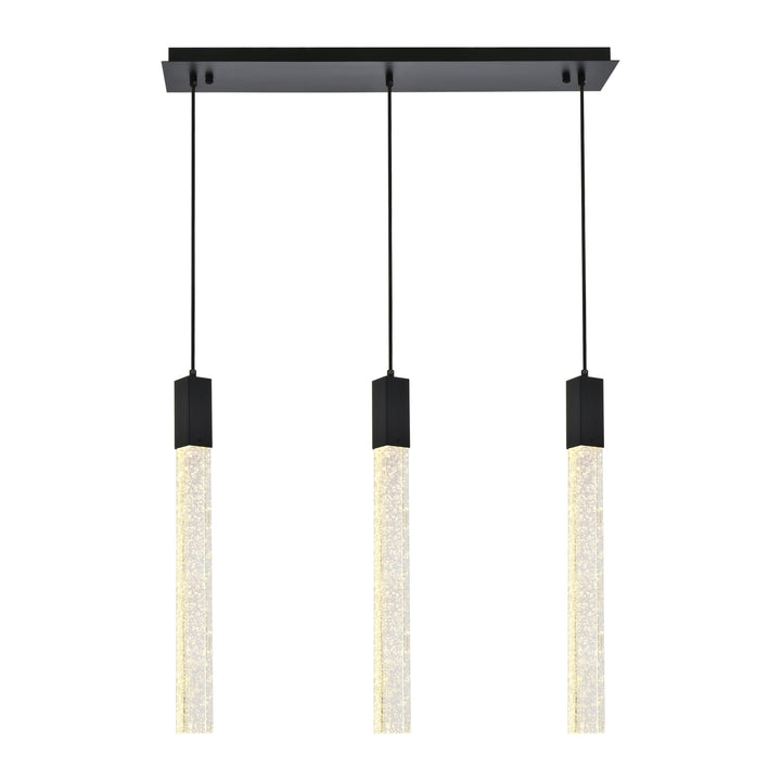 Weston Pendant in Black by Elegant