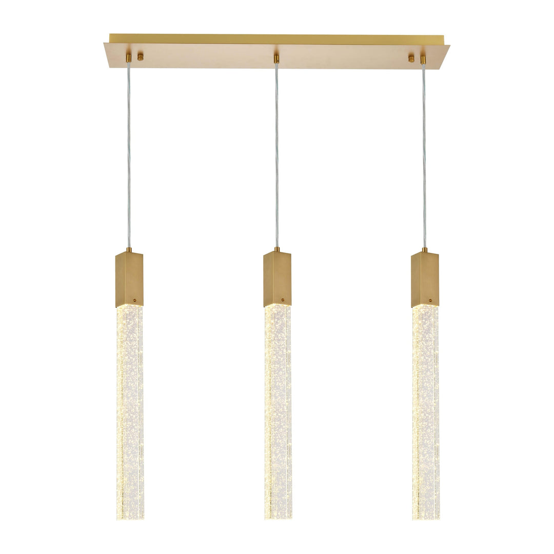 Weston Pendant in Satin Gold by Elegant