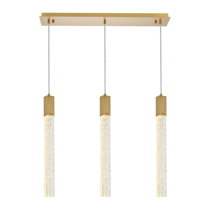 Weston Pendant in Satin Gold by Elegant