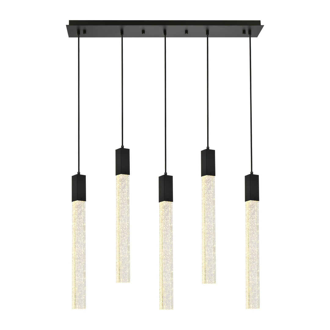 Weston Pendant in Black by Elegant