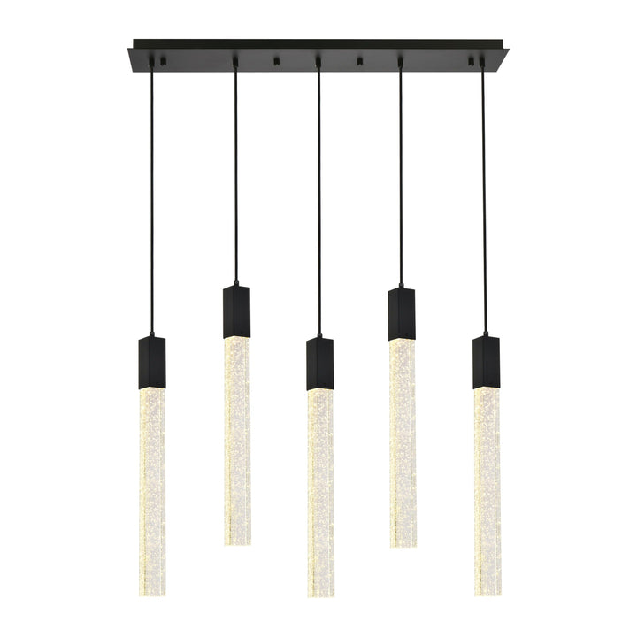 Weston Pendant in Black by Elegant
