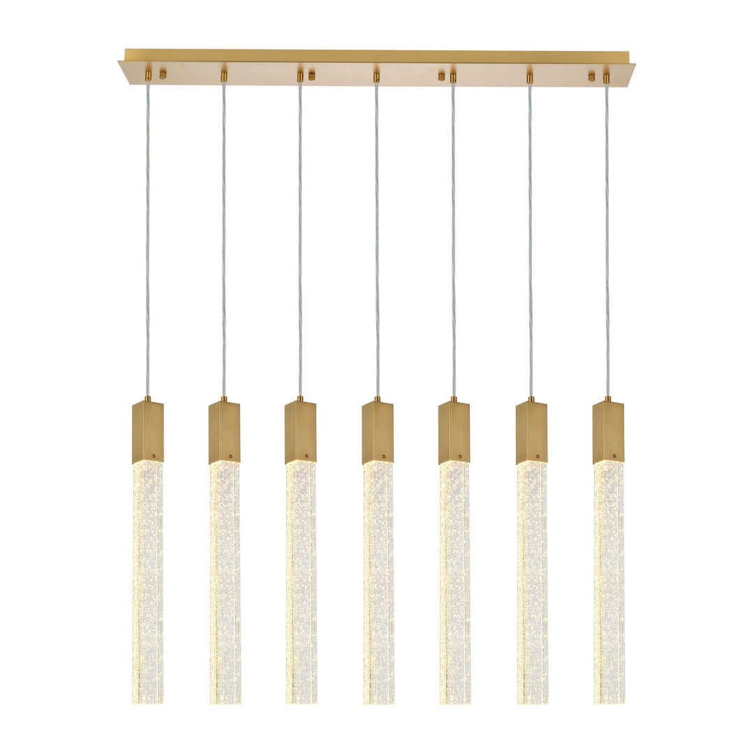 Weston Pendant in Satin Gold by Elegant