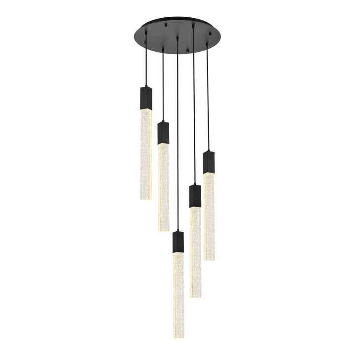 Weston Pendant (2067) in Black by Elegant