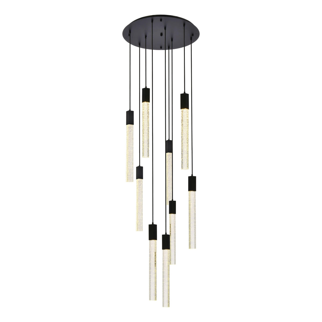 Weston Pendant (2067) in Black by Elegant