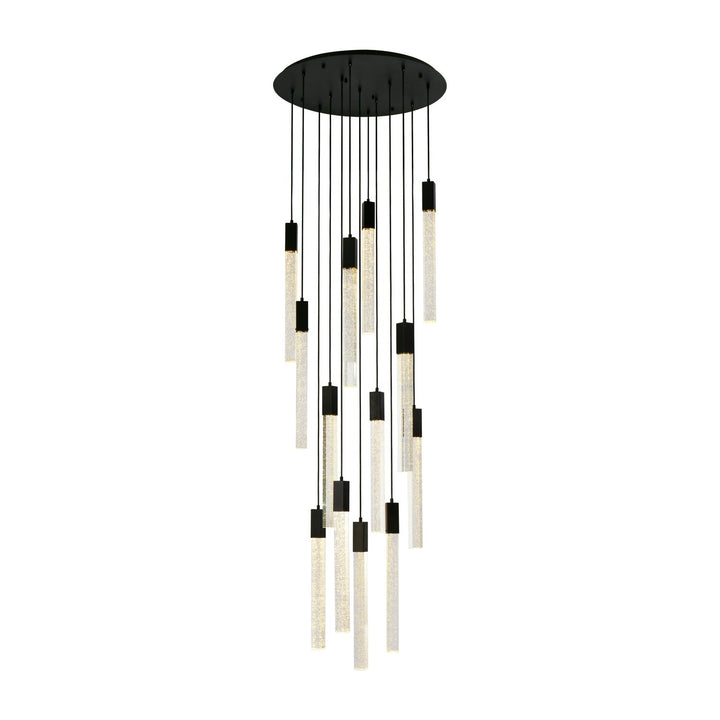 Weston Pendant (2067) in Black by Elegant