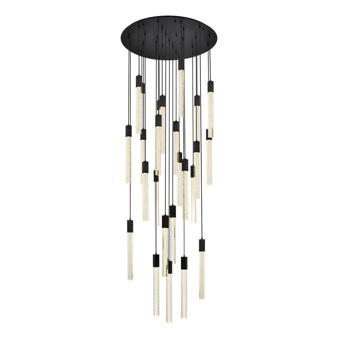 Weston Pendant (2067) in Black by Elegant
