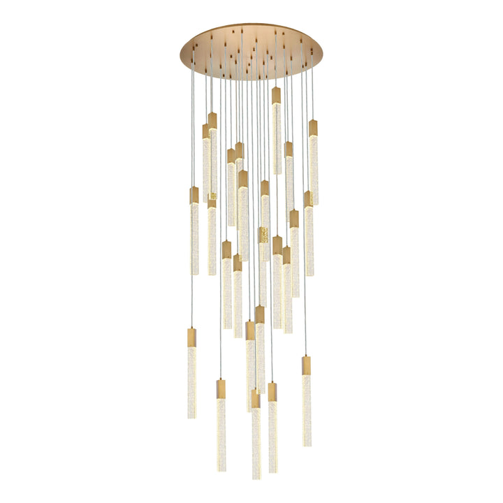 Weston Pendant (2067) in Satin Gold by Elegant