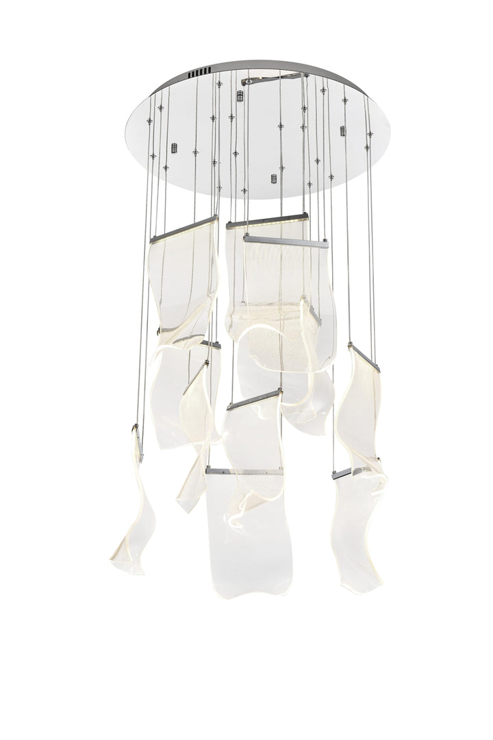 Zola Chandelier by Elegant - view 3