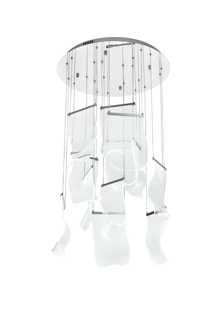 Zola Chandelier by Elegant - view 4
