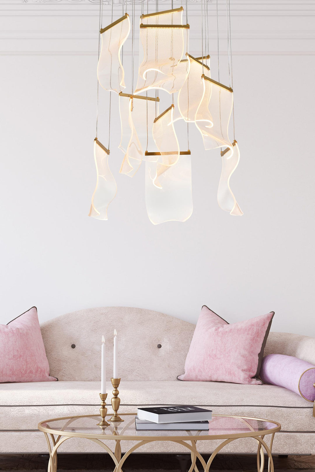Zola Chandelier by Elegant - view 12