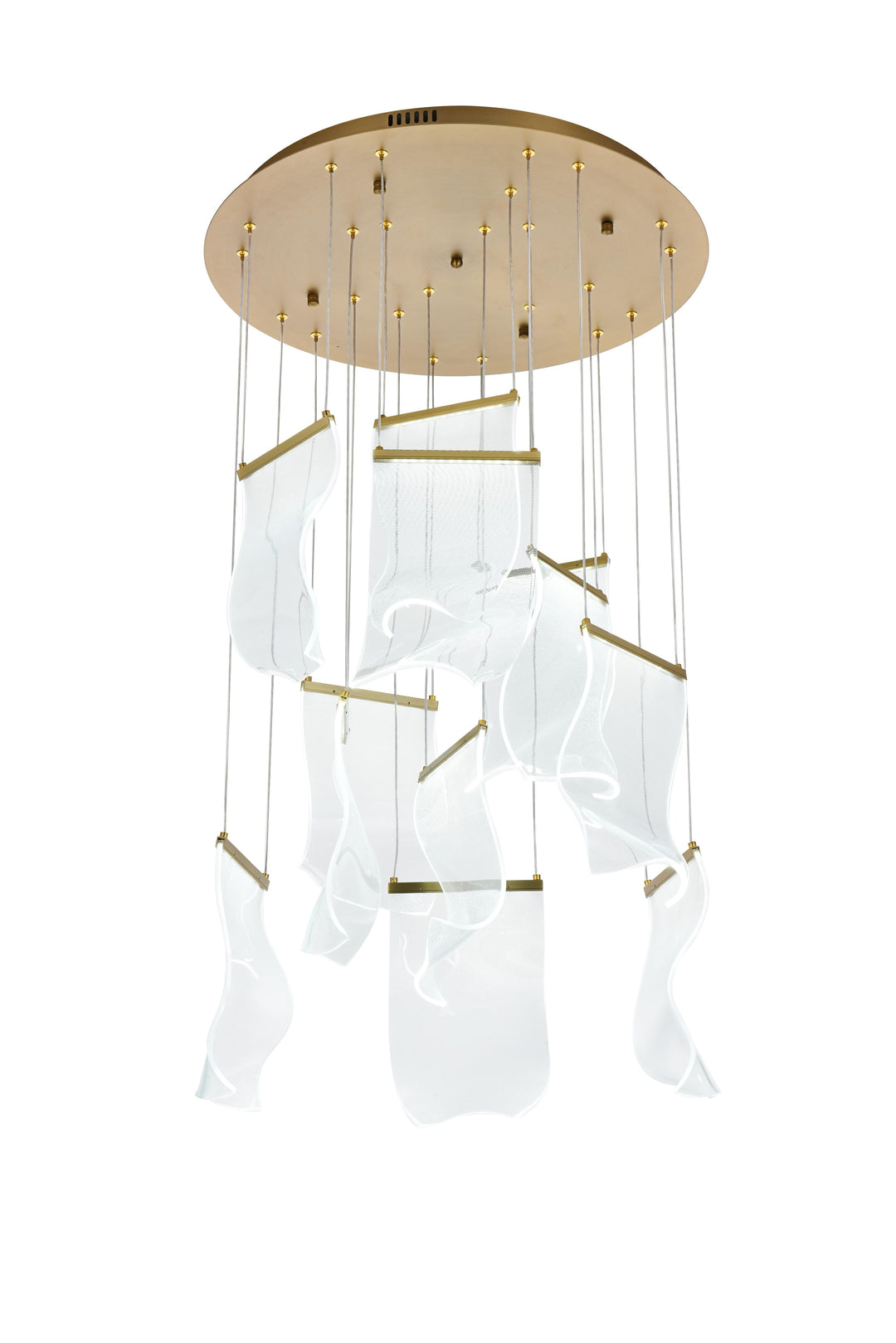 Zola Chandelier by Elegant - view 14