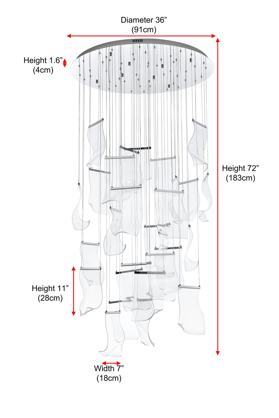 Zola Chandelier by Elegant - view 40