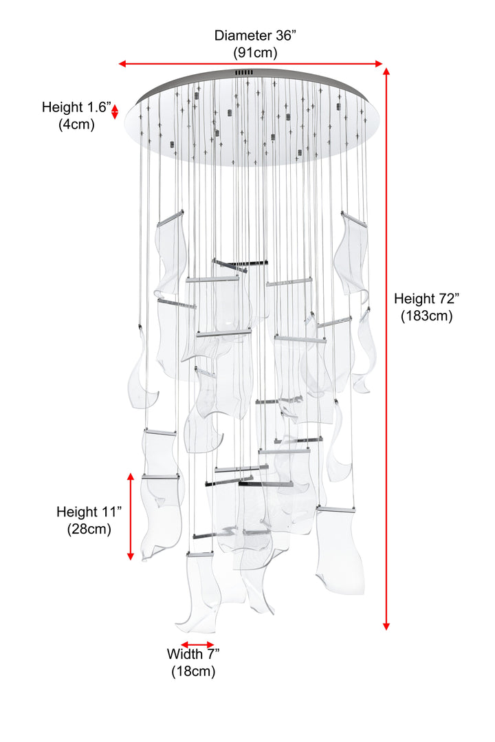 Zola Chandelier by Elegant - view 40