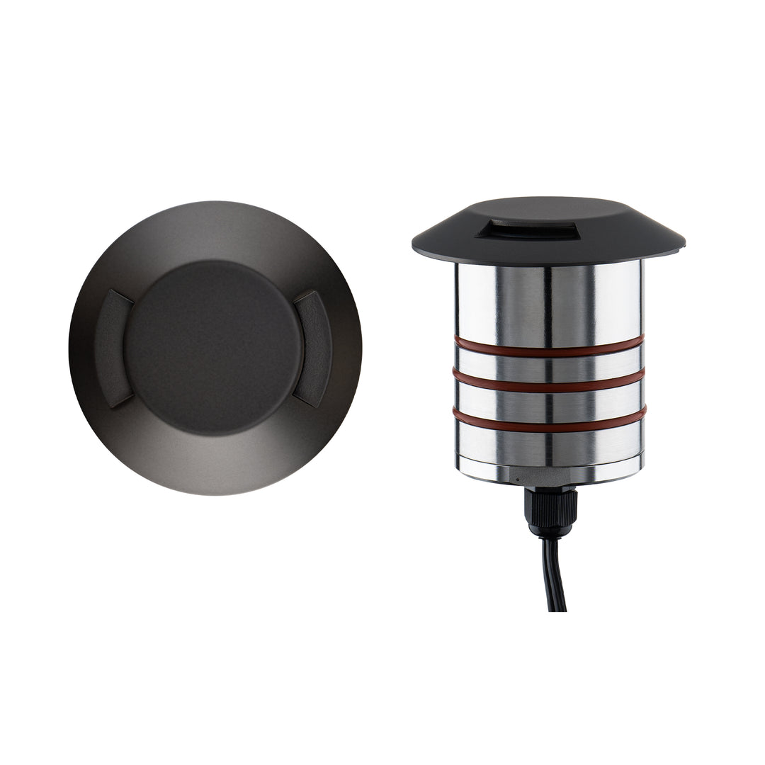 Round Bi-Directional Colorscaping in Bronze Stainless Steel by WAC Lighting