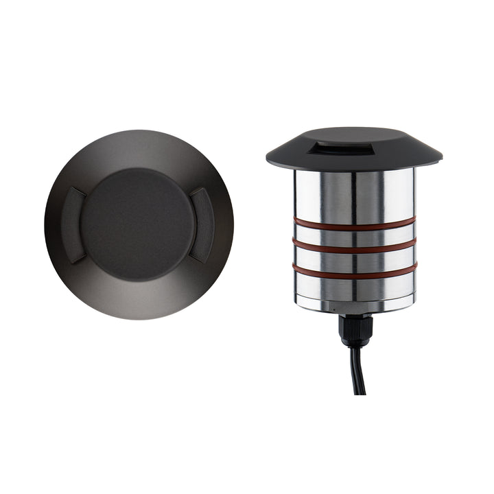 Round Bi-Directional Colorscaping in Bronze Stainless Steel by WAC Lighting