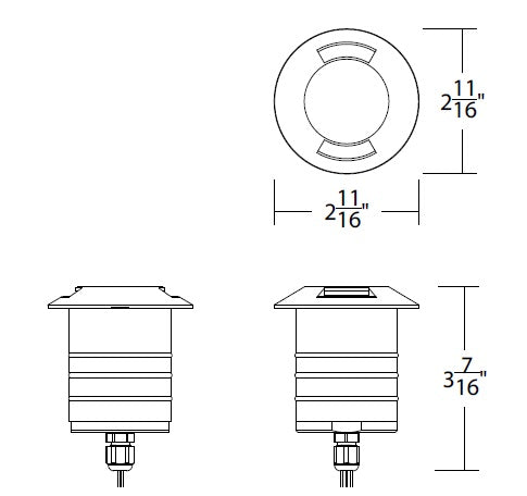 Round Bi-Directional Colorscaping by WAC Lighting - view 4