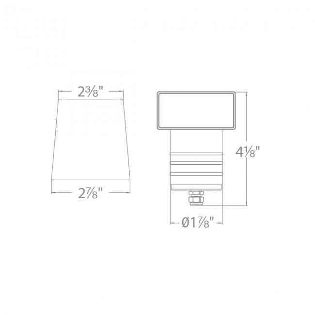 2" Inground Recessed Round Hood