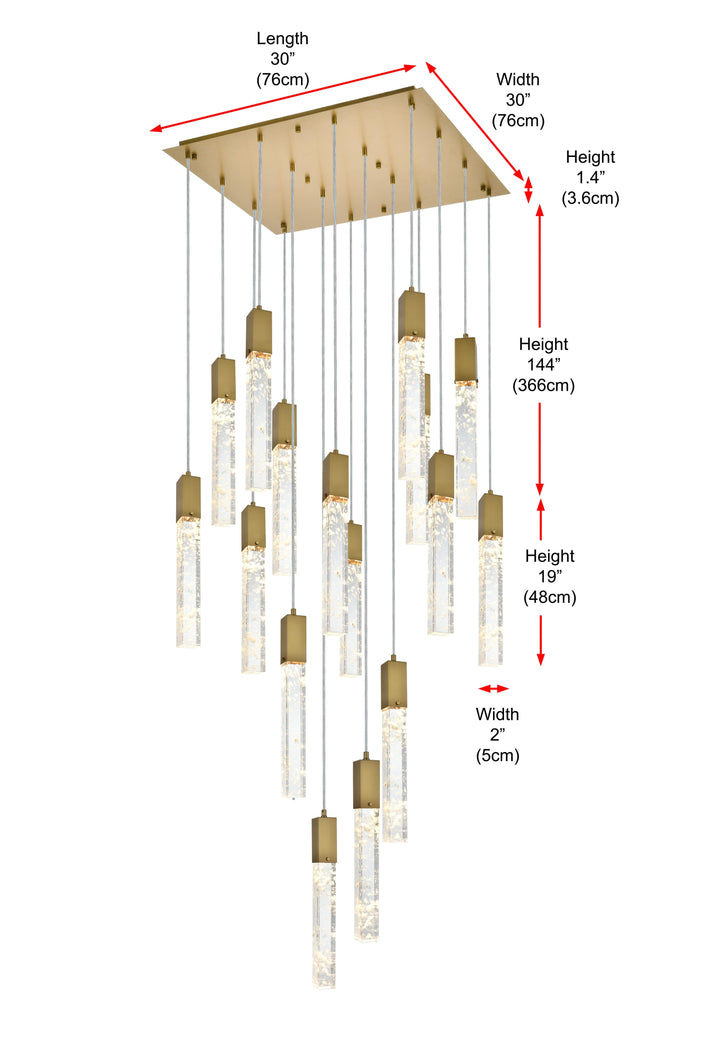 Aurora Chandelier by Elegant - view 10
