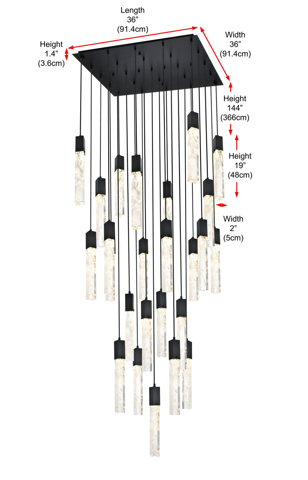 Aurora Chandelier by Elegant - view 20