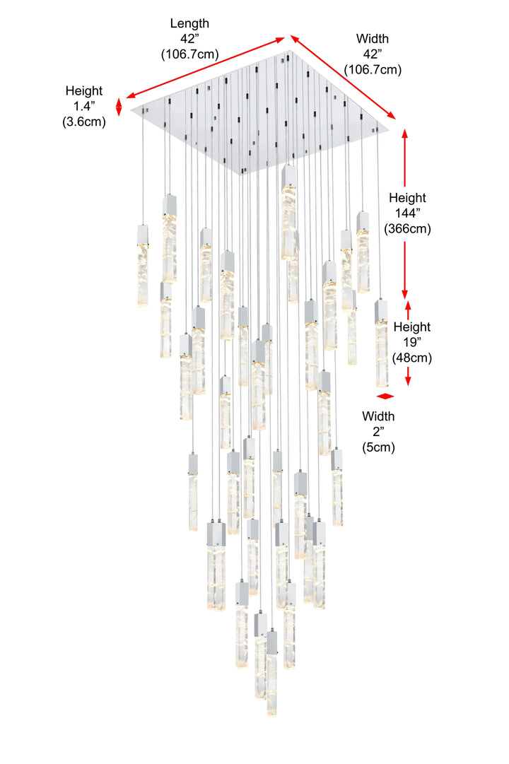 Aurora Chandelier by Elegant - view 60