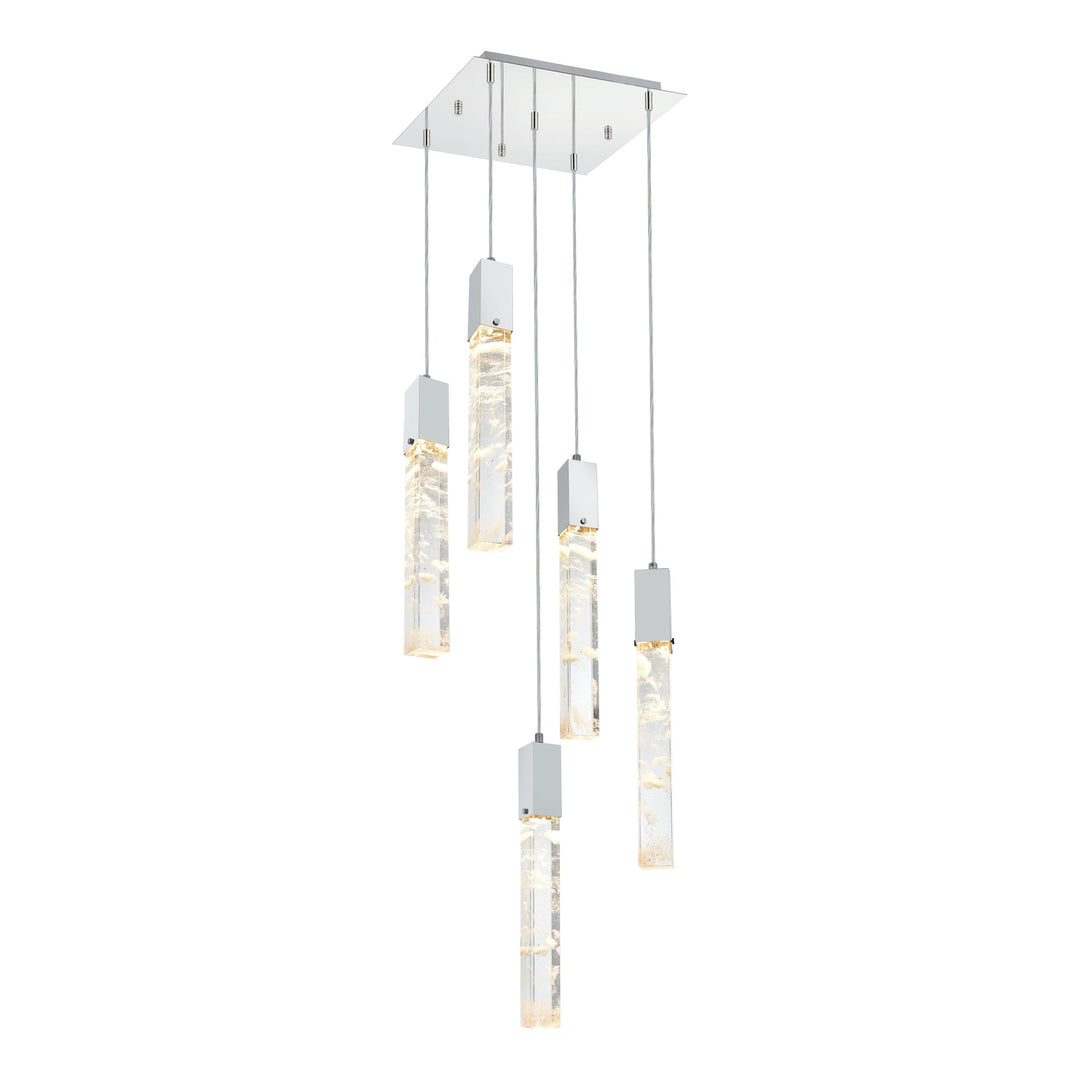 Aurora Pendant in Chrome by Elegant