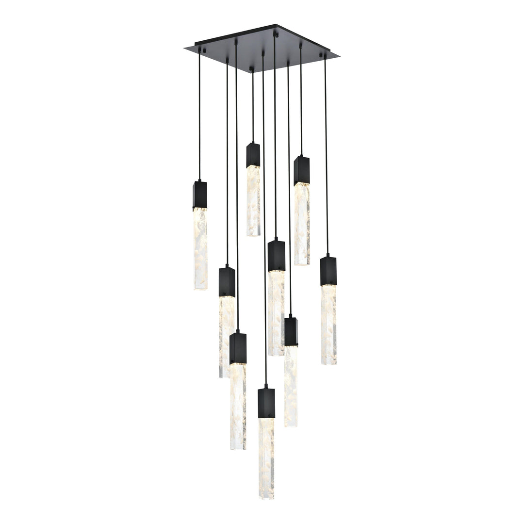 Aurora Pendant in Black by Elegant