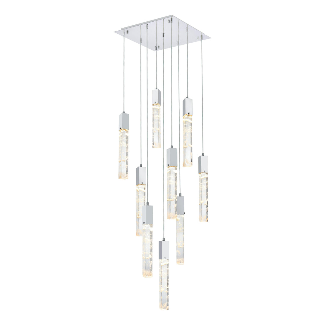Aurora Pendant in Chrome by Elegant