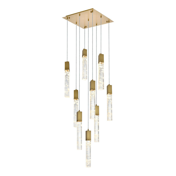 Aurora Pendant in Satin Gold by Elegant