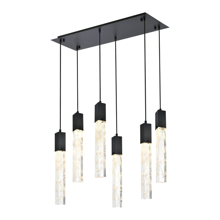 Aurora Pendant in Black by Elegant