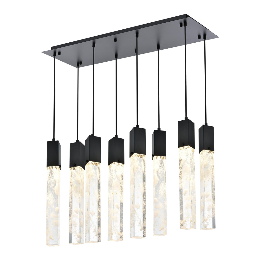 Aurora Pendant in Black by Elegant