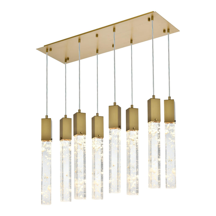 Aurora Pendant in Satin Gold by Elegant