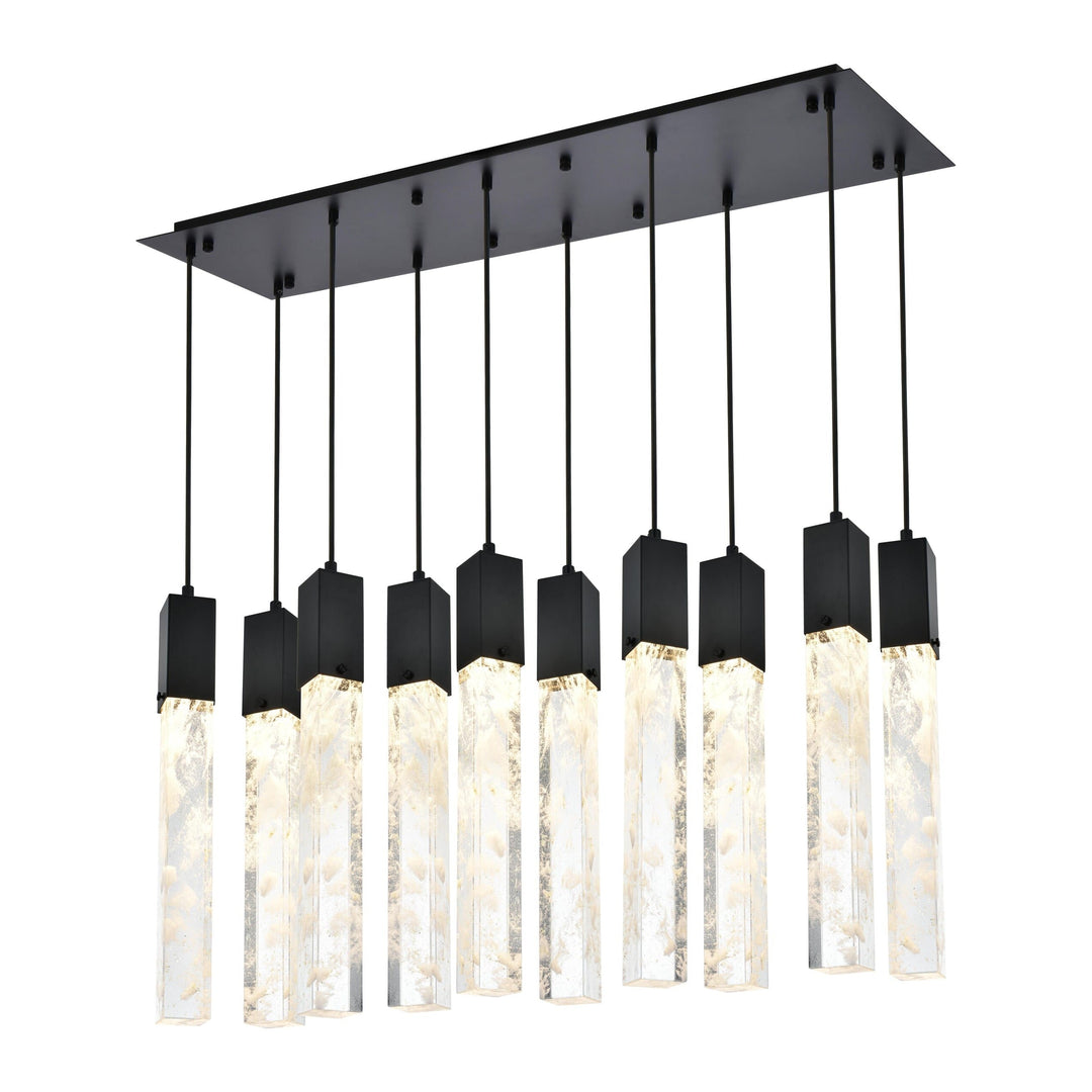 Aurora Pendant in Black by Elegant