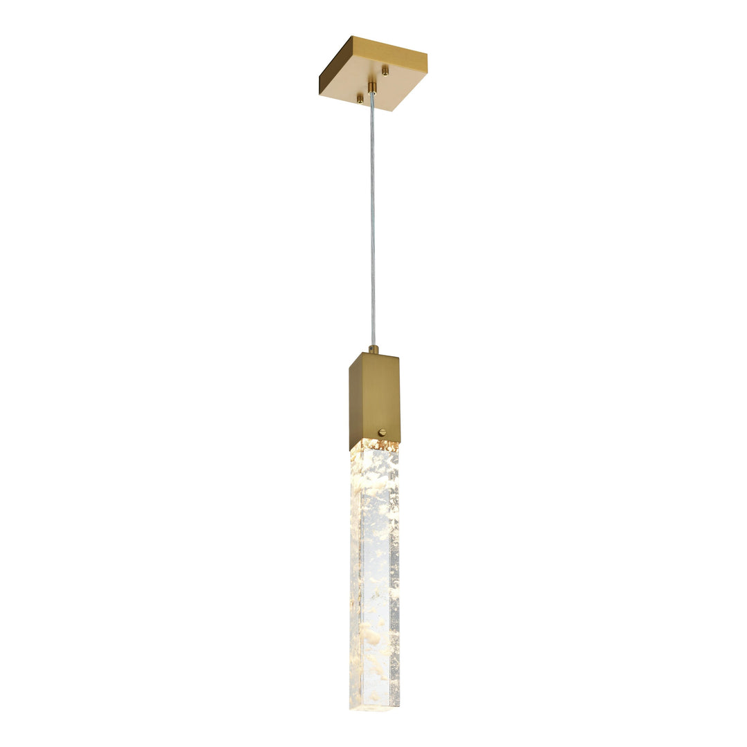 Aurora Pendant in Satin Gold by Elegant