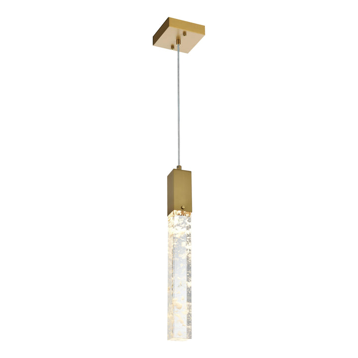 Aurora Pendant in Satin Gold by Elegant