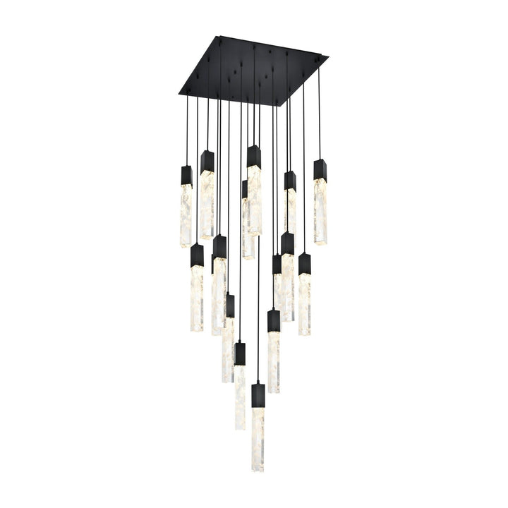 Aurora Pendant in Black by Elegant