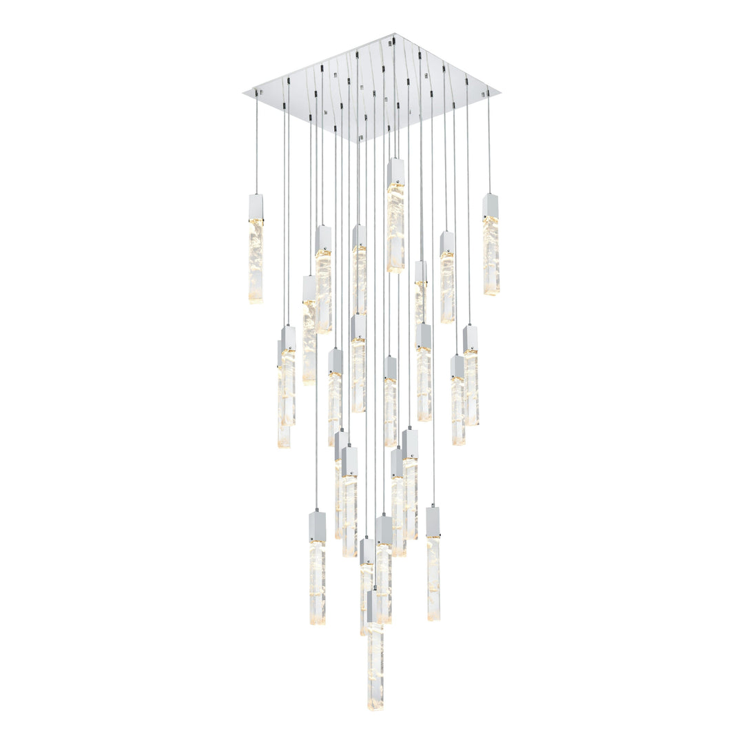 Aurora Chandelier in Chrome by Elegant