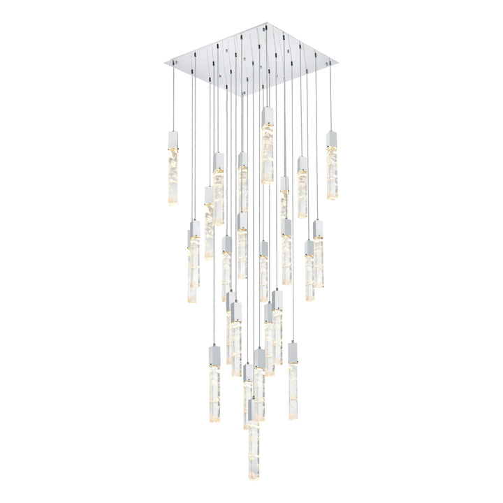 Aurora Chandelier in Chrome by Elegant