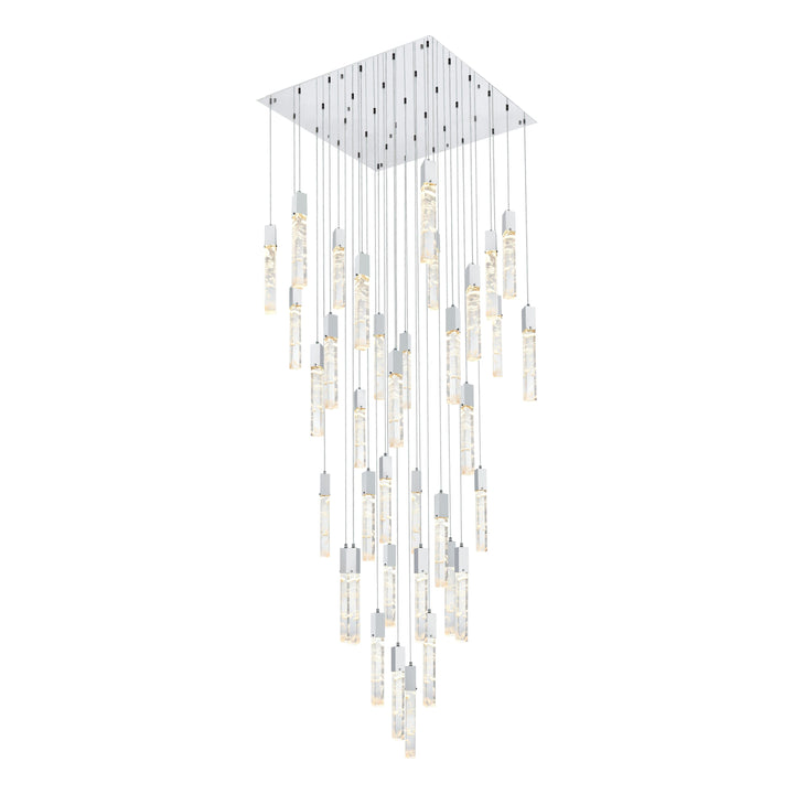 Aurora Chandelier in Chrome by Elegant