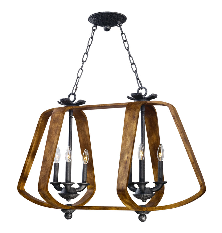 Road House 6-Light Chandelier by Maxim Lighting