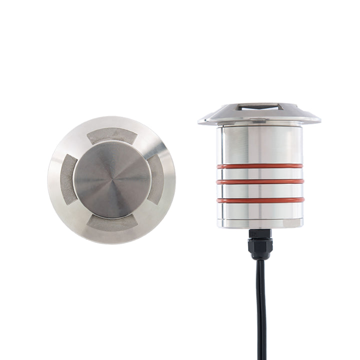 2" Inground Recessed Round Quad Directional