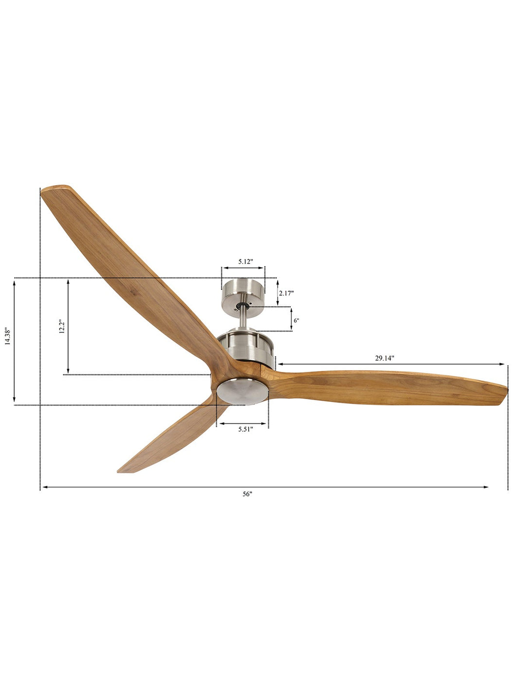 Lucci Air Akmani 60" DC Ceiling Fan
